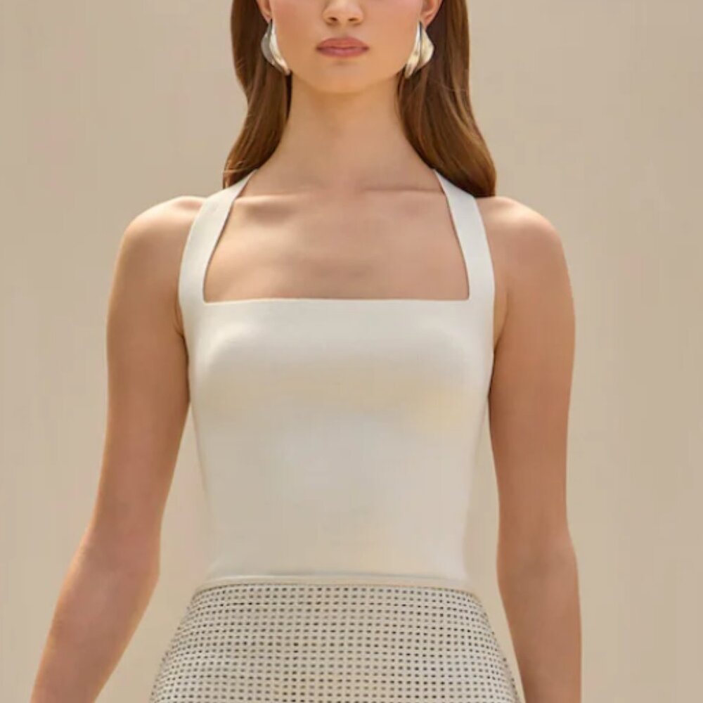 BNWT CULT GAIA CRAWFORD KNIT TOP XXS
